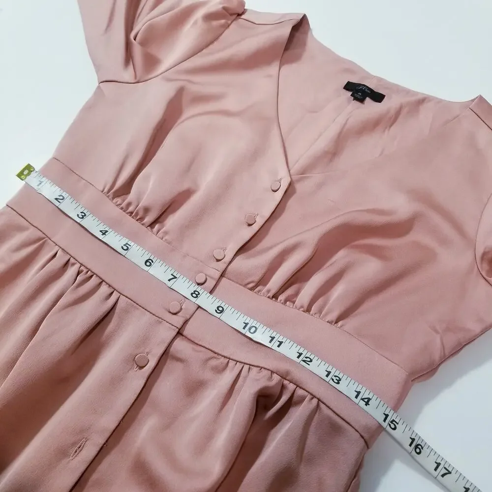 J. Crew Button Front A-Line Midi Dress